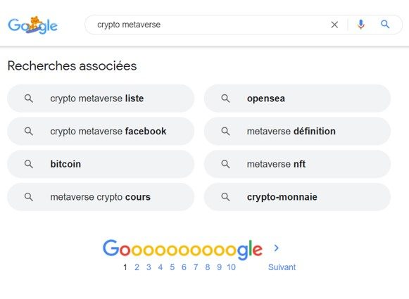 recherche associees google
