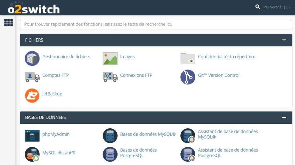 exemple cpanel
