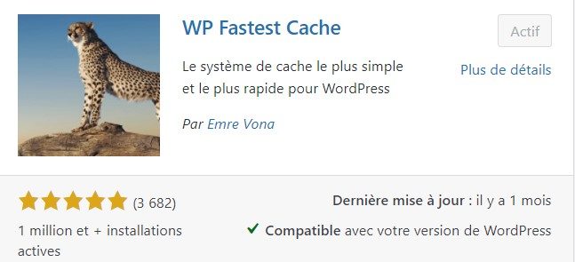 plugin wp fastest cache