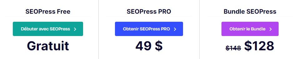 tarif seopress