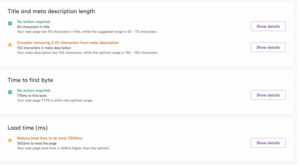 analyse rapidite page web