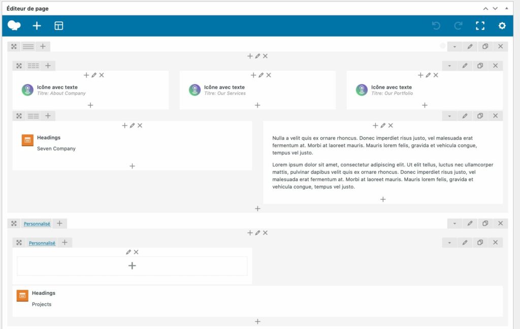 exemple template wpbakery