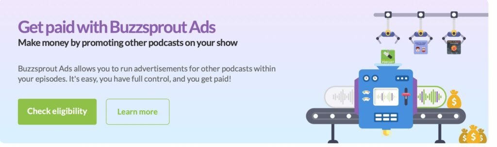 buzzsprout ads