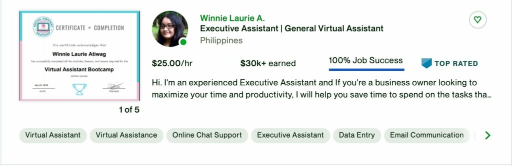 assistant virtuel freelance