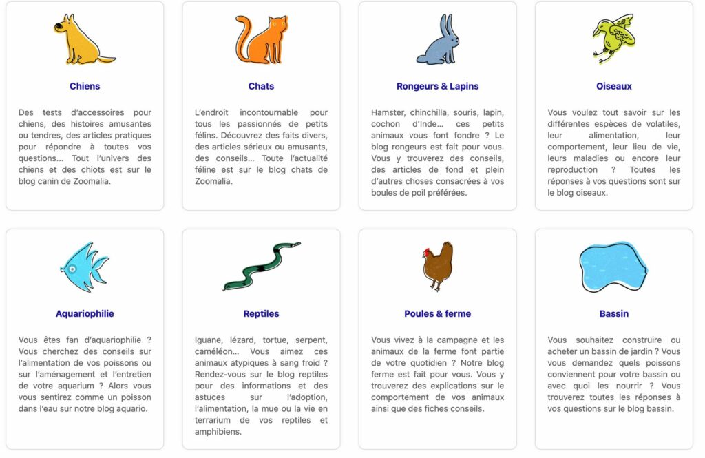 articles animaux de compagnie