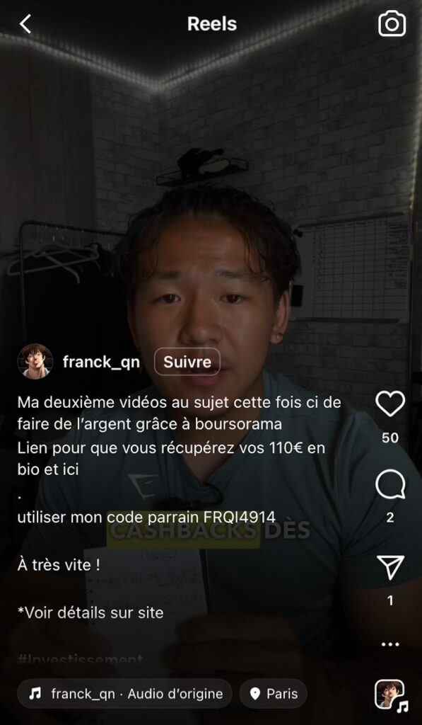 exemple affiliation instagram
