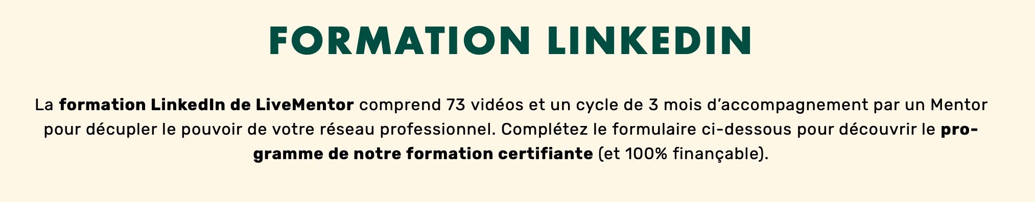 Les 3 meilleures formations LinkedIn en 2023