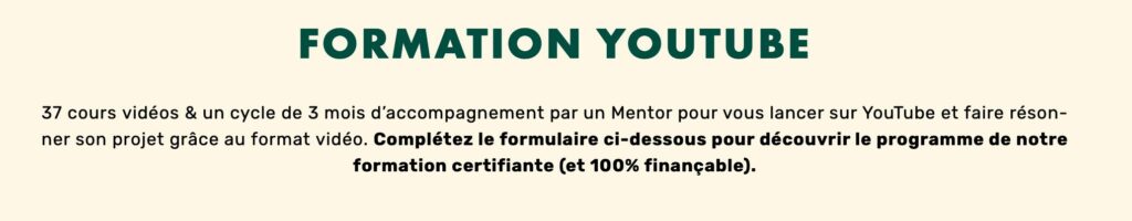 formation livementor youtube