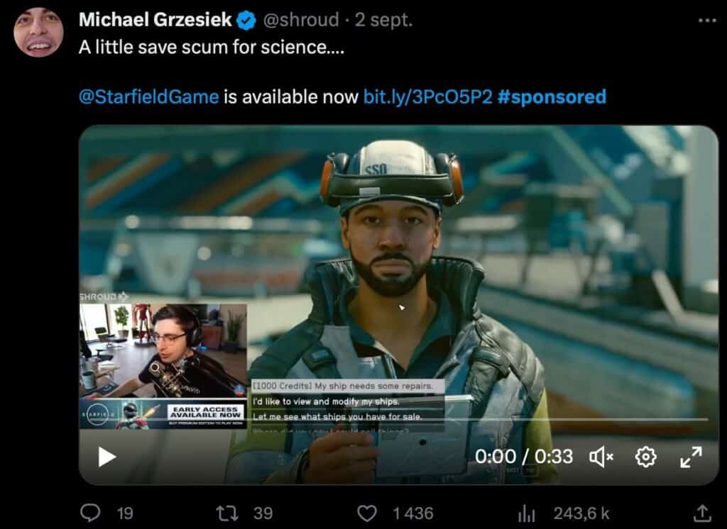 post sponsorise twitter