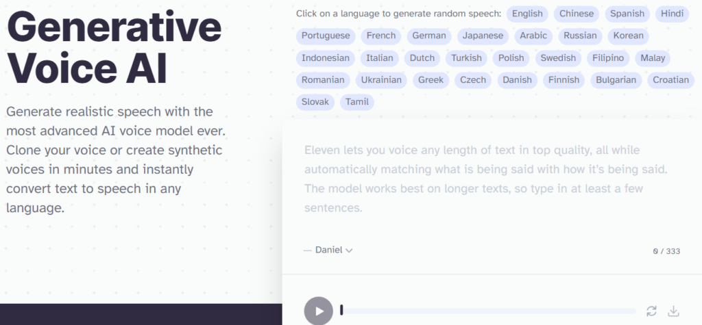 interface elevenlabs