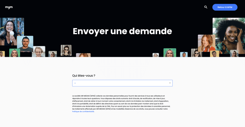 support client createur mym