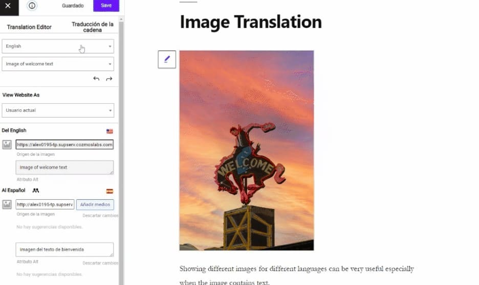 traduction image translatepress