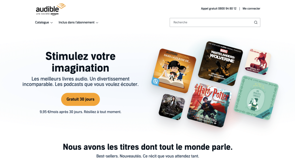 audible livre audio