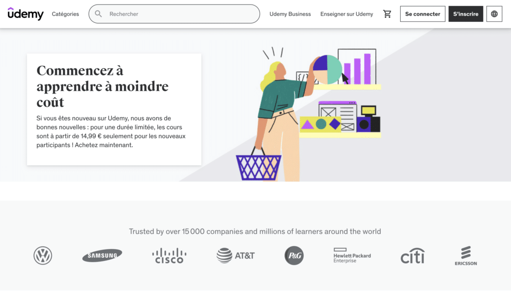 cours en ligne udemy