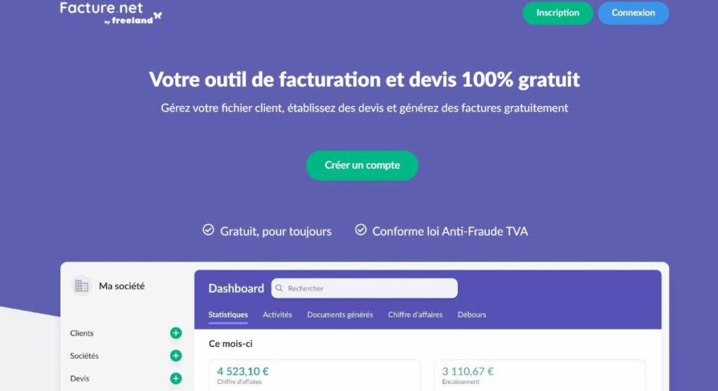 interface facture net