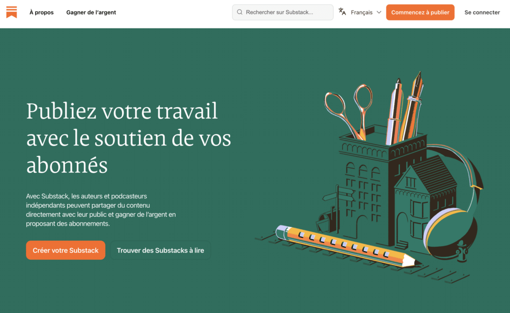 substack newsletter payante