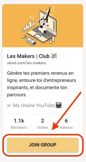 comment rejoindre les makers