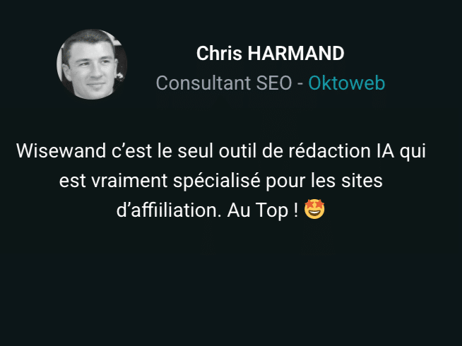 temoignage chris wisewand